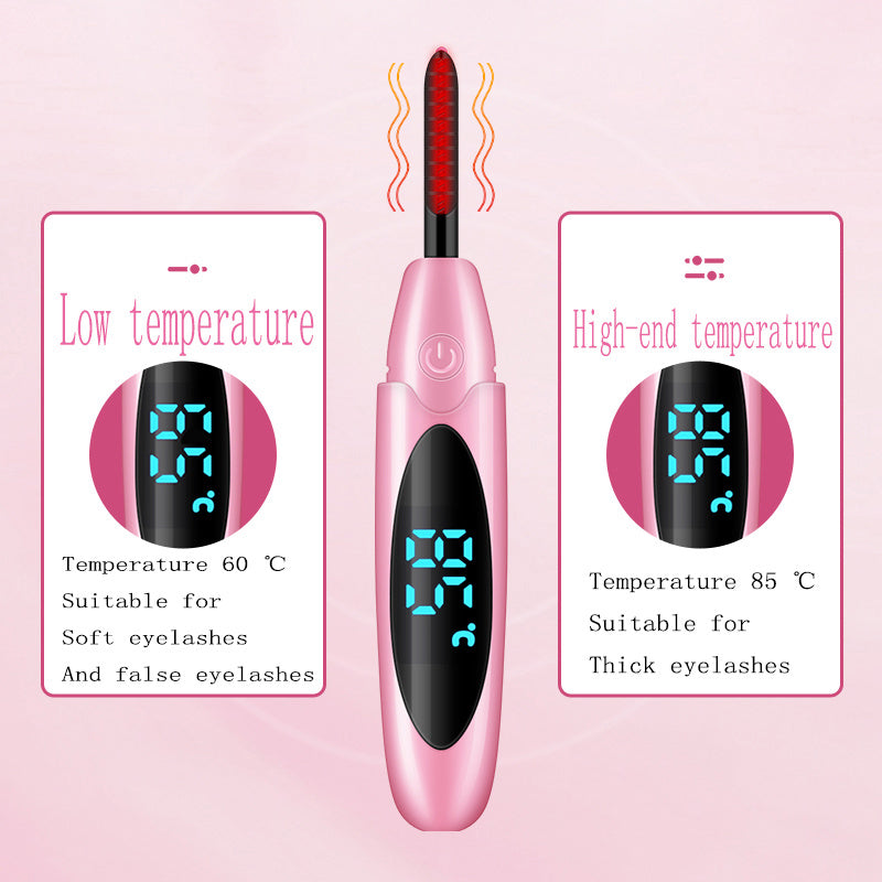Electric Heated Eyelash Curler USB Charge Makeup Curling Kit Long Lasting Natural Eye Lash Curler Beauty Tools Electric Heated Eyelash Curler USB Charge Makeup Curling Kit Long Lasting Natural Eye Lash Curler Beauty Tools